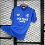 Football Shirt Rangers FC Home 87-90 Retro front