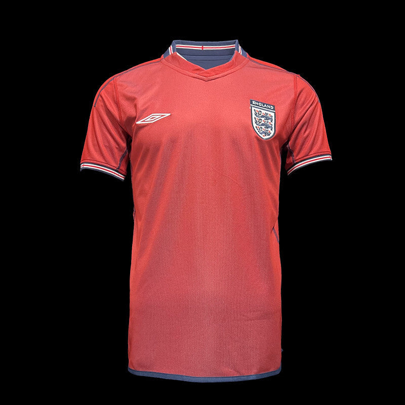 Football Shirt England Away 02-03 Double-sided Retro front