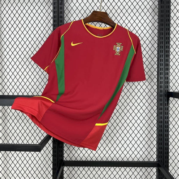 Football Shirt Portugal Home 02-03 Retro front