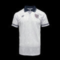 Football Shirt England Home 90-91 Retro front