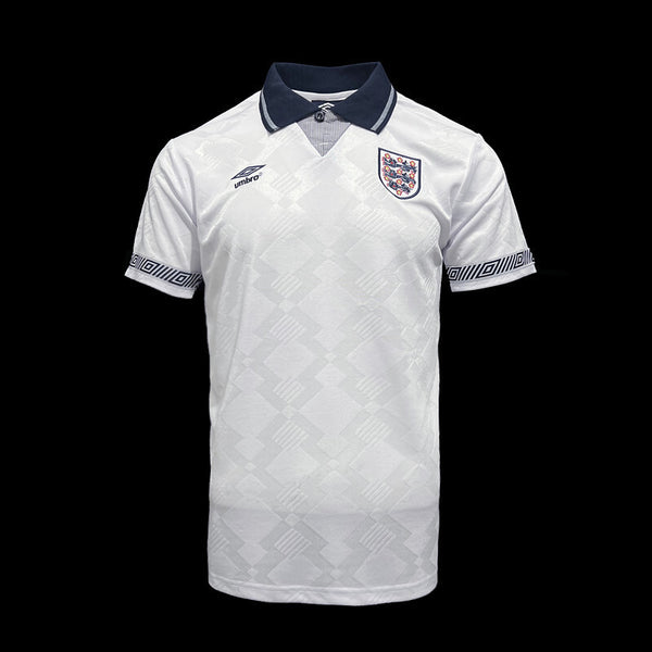 Football Shirt England Home 90-91 Retro front