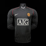 Football Shirt Manchester United Away 07-08 Long Sleeve front