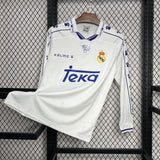 Football Shirt Real Madrid Home 94-96 Long Sleeve Retro front