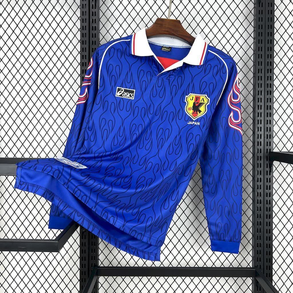 Football Shirt Japan Home 98-99 Long Sleeve front