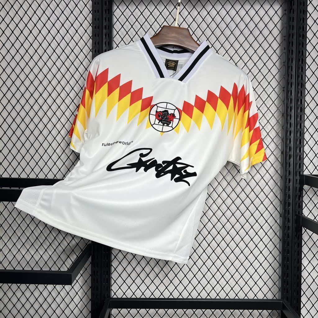 Football Shirt Club America Retro 95-96 White front