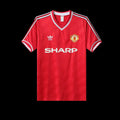 Football Shirt Manchester United Home 86-88 Retro front