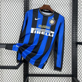 Football Shirt Inter Milan Home 09-10 Long Sleeves Retro front