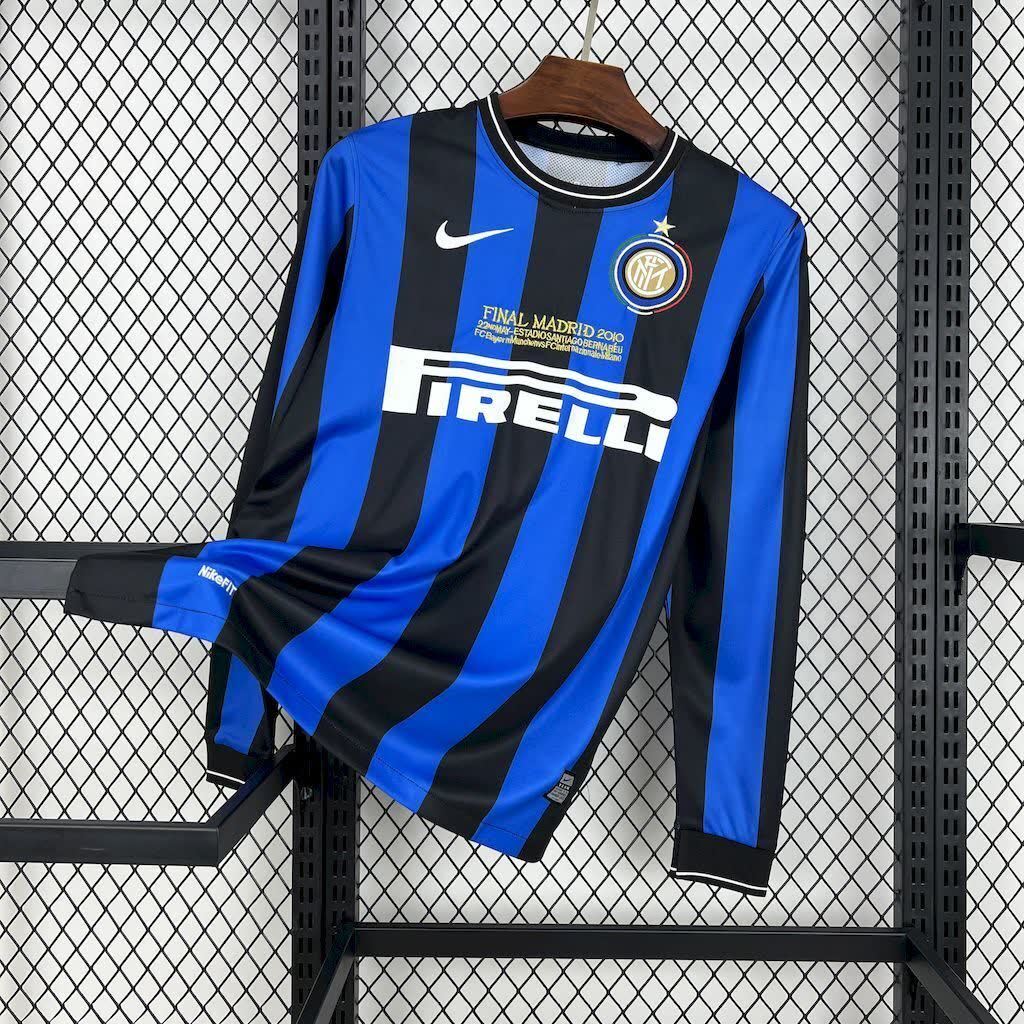 Football Shirt Inter Milan Home 09-10 Long Sleeves Retro front
