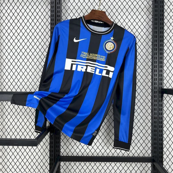 Football Shirt Inter Milan Home 09-10 Long Sleeves Retro front