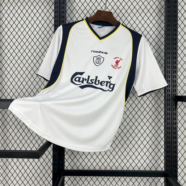 Football Shirt Liverpool FC Away 01-02 front