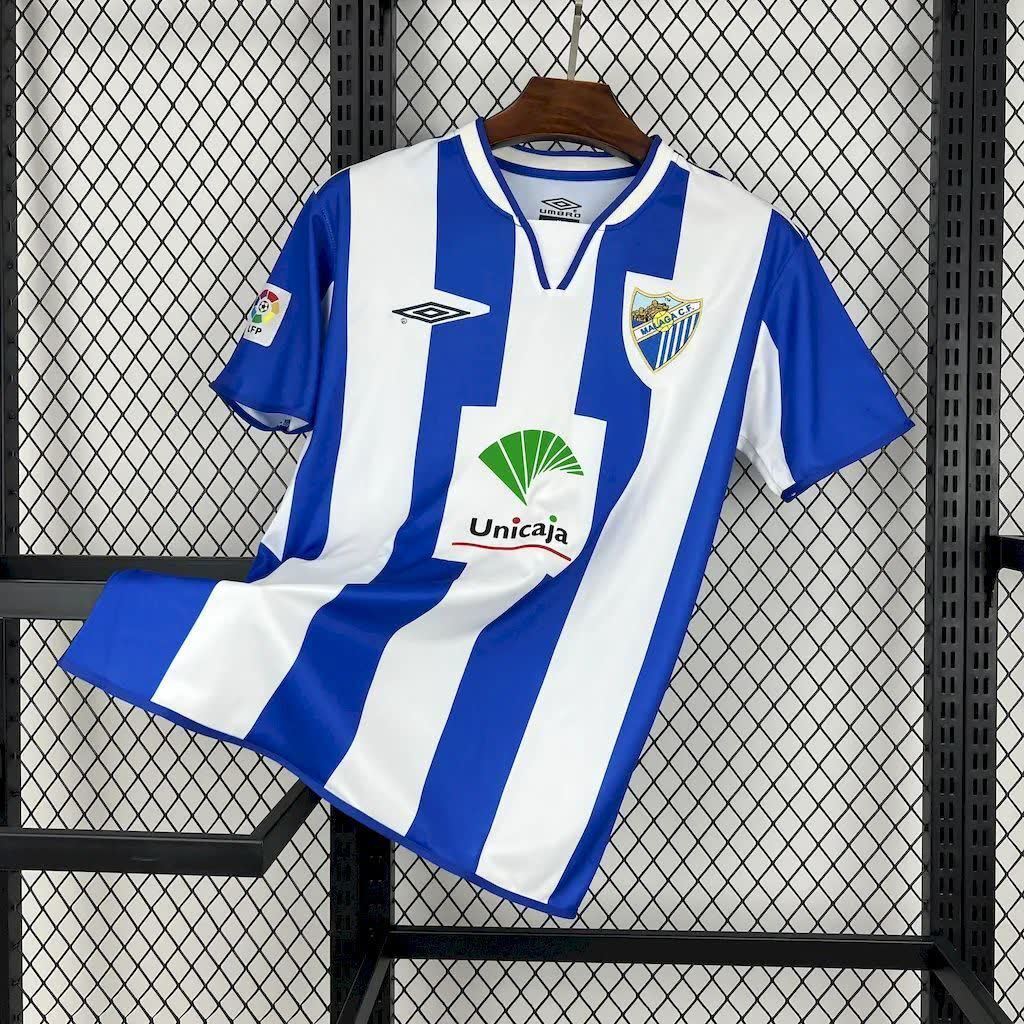 Football Shirt Malaga CF Home 05-06 Retro front