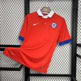 Football Shirt Chile Home 15-16 Retro front