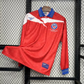 Football Shirt Chile Home 98-99 Long Sleeve Retro front