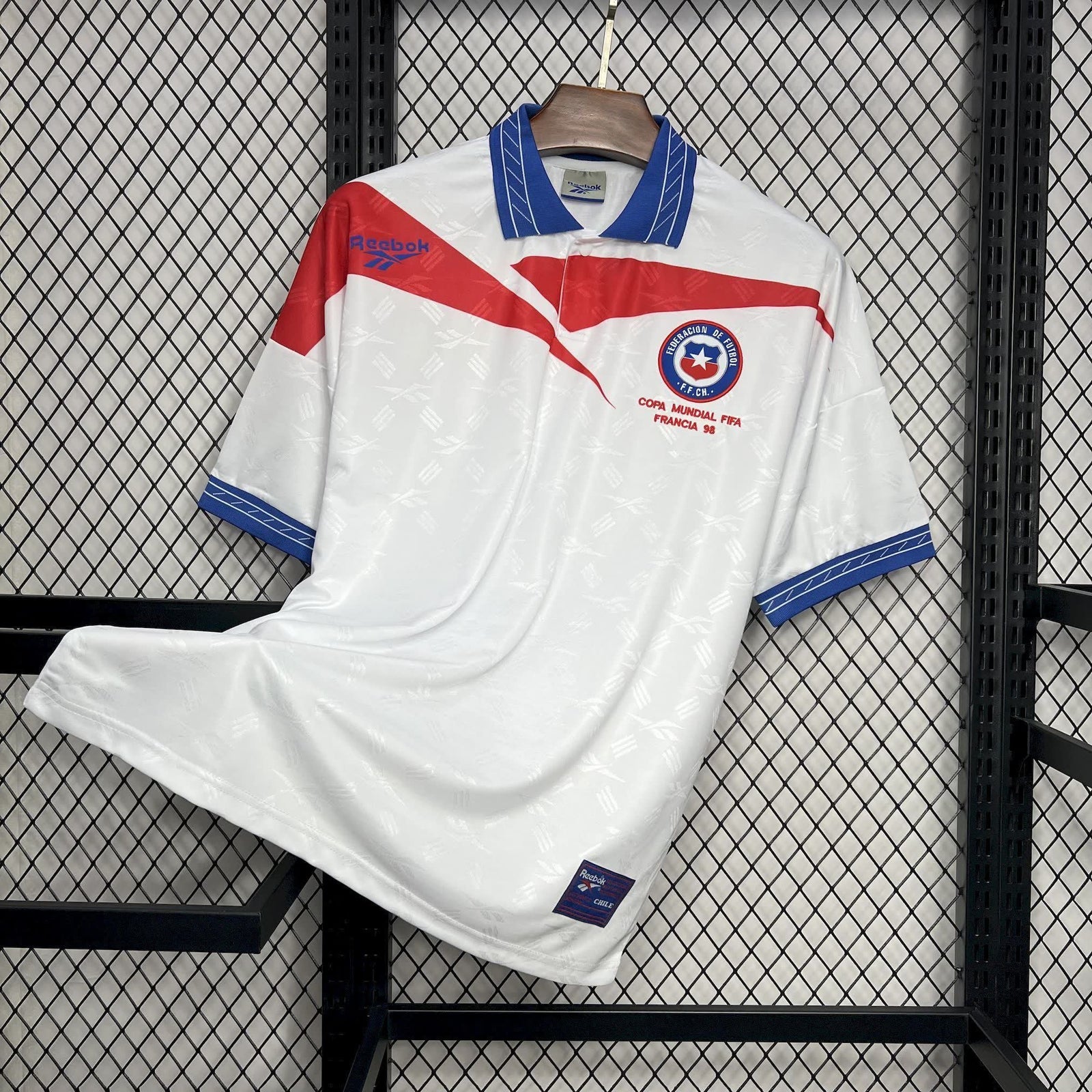 Football Shirt Chile Away 98-99 Retro front
