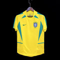 Football Shirt Brazil Home 02-03 Retro front