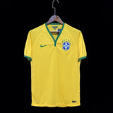 Football Shirt Brazil Home 14-15 Retro front