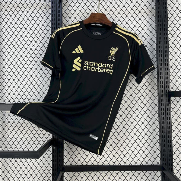 Football Shirt Liverpool Black Gold Edition 25-26 front