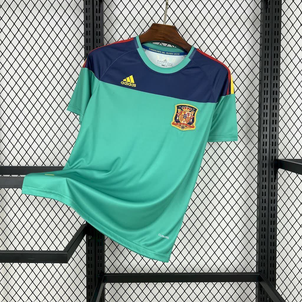 Football Shirt Spain Goalkeeper 2010 Retro front