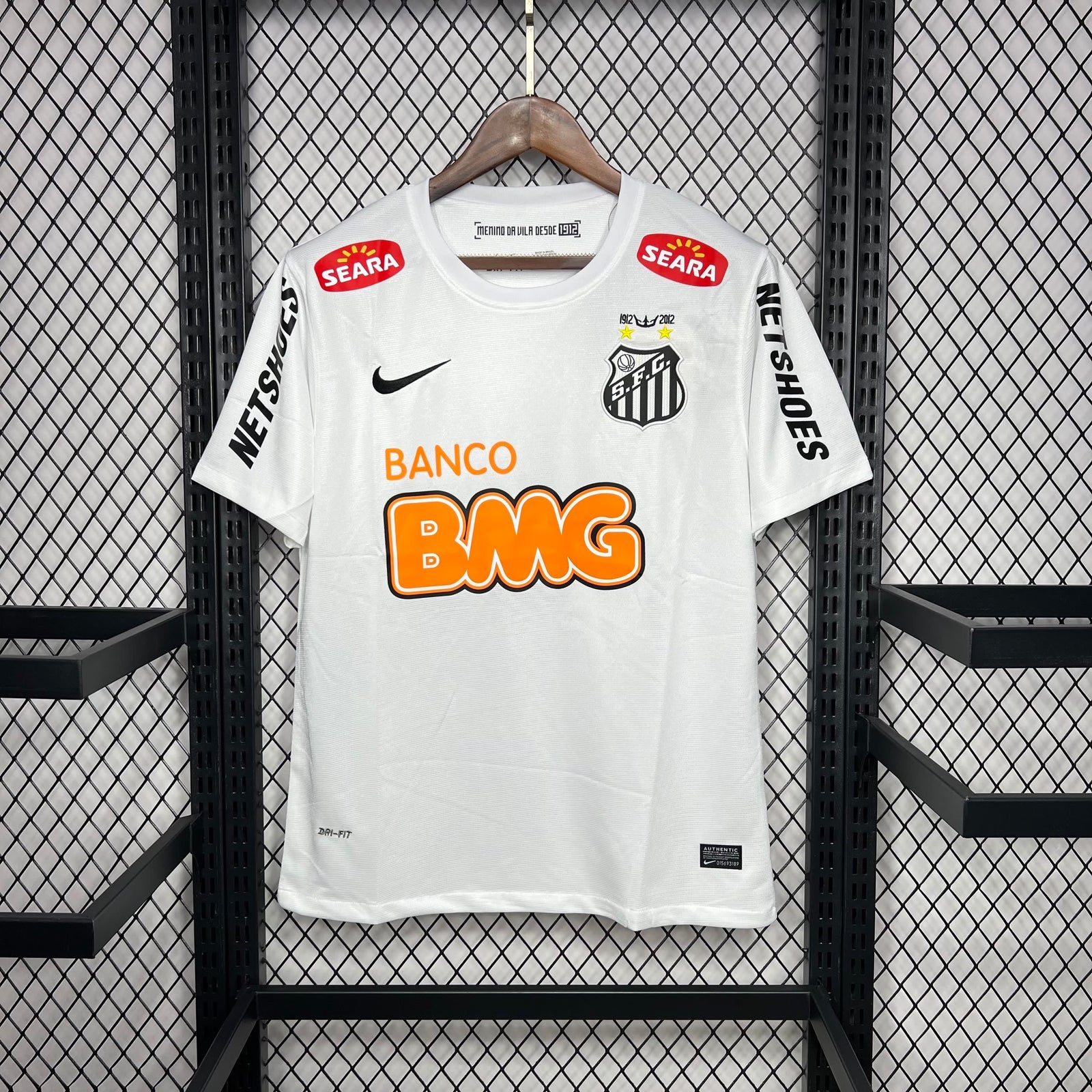 Football Shirt Santos FC Home 11-12 Centennial Retro front