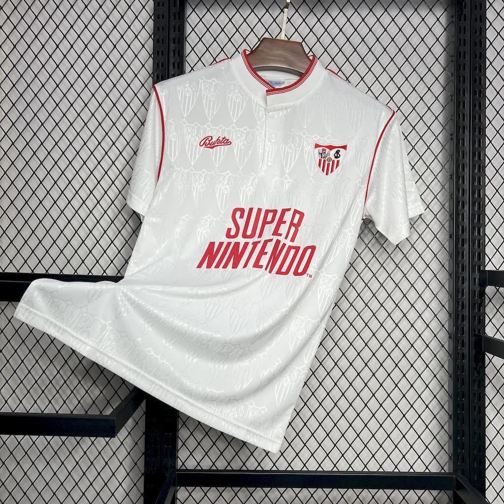 Football Shirt Sevilla FC Home 91-92 Retro front