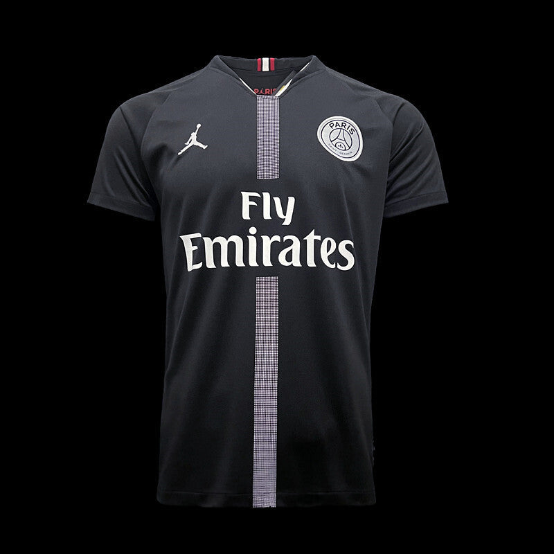 Football Shirt PSG Black 18-19 Retro front