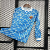 Football Shirt DDR Away 88-89 Long Sleeve Retro front
