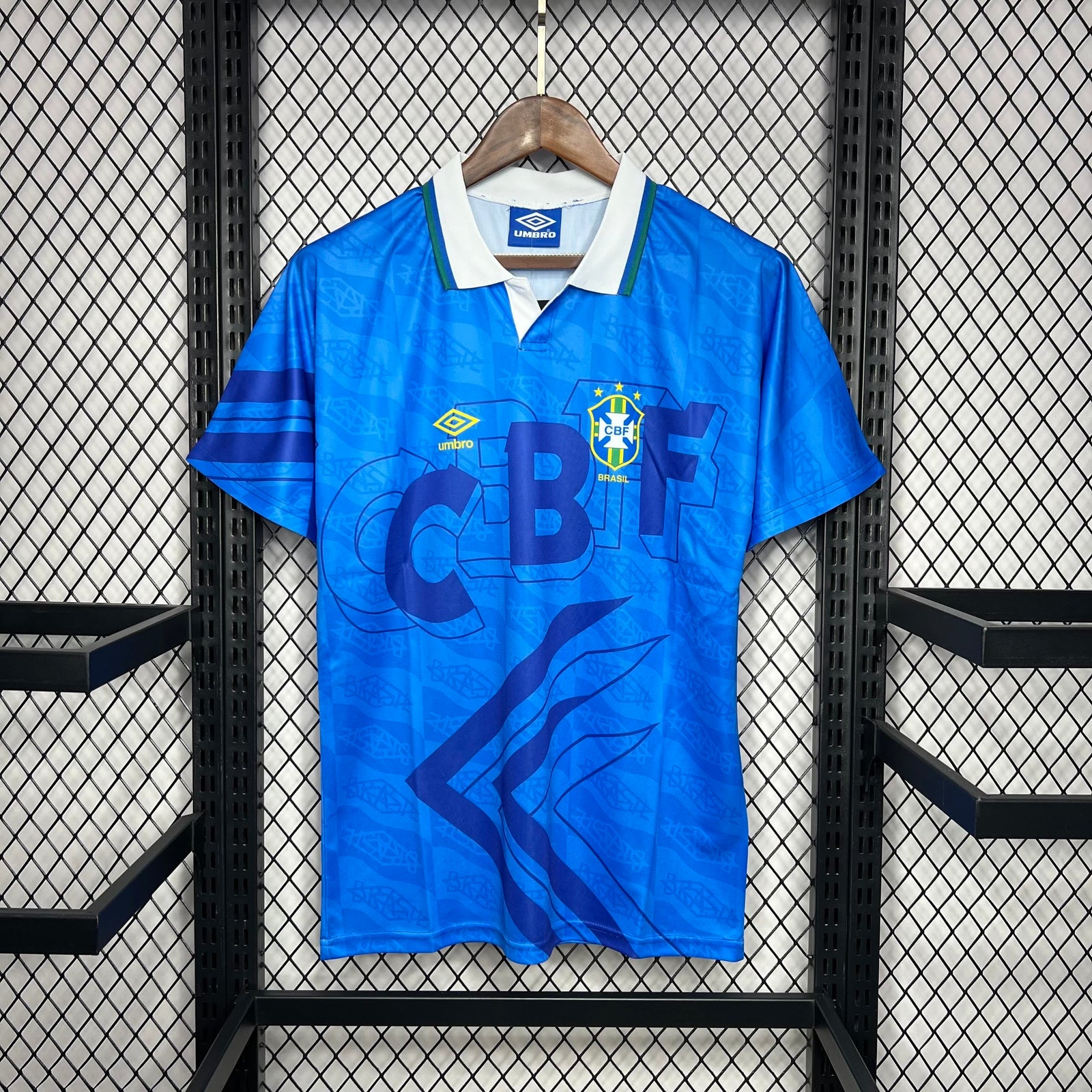 Football Shirt Brazil Away 91-93 Retro front