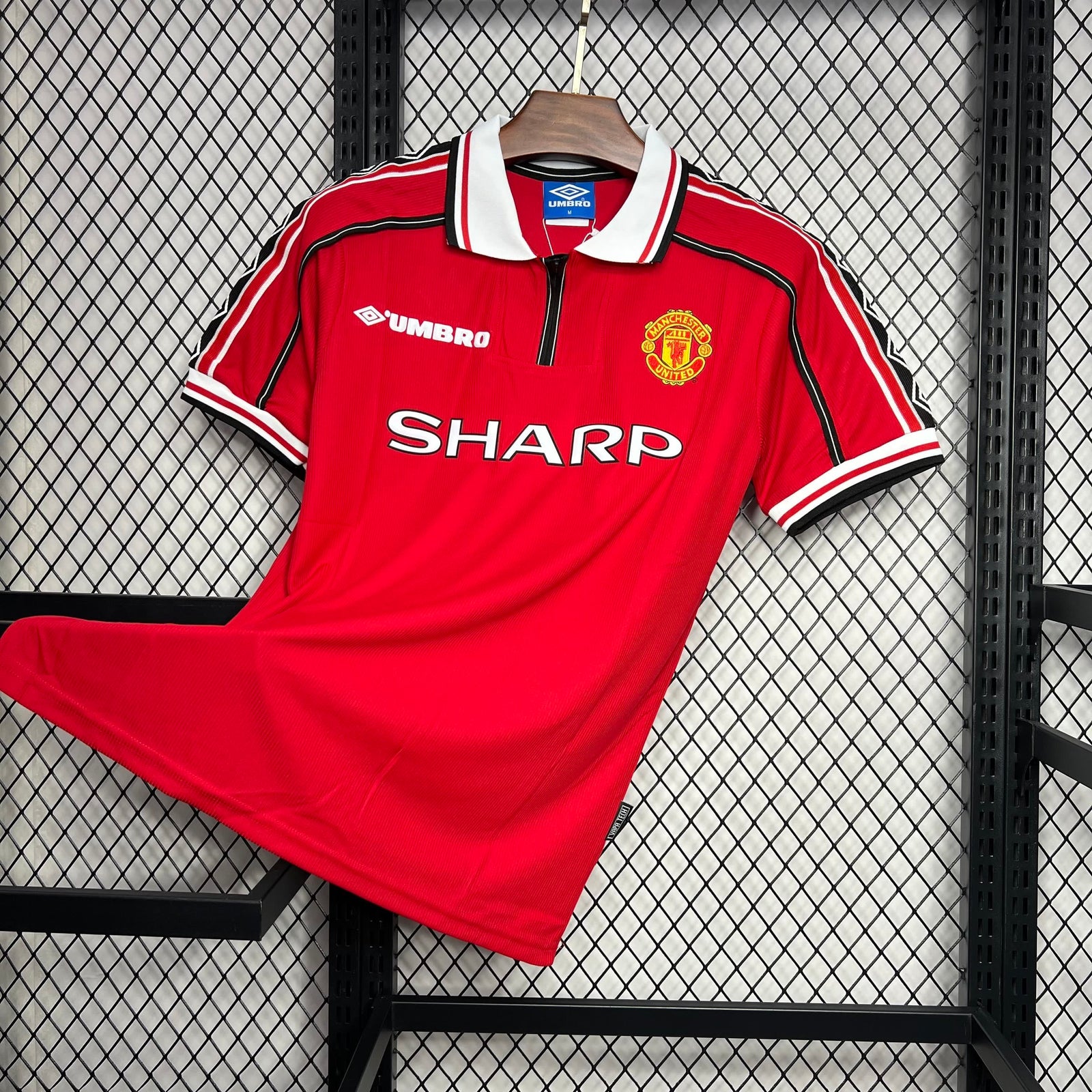 Football Shirt Manchester United Home 98-99 Retro front