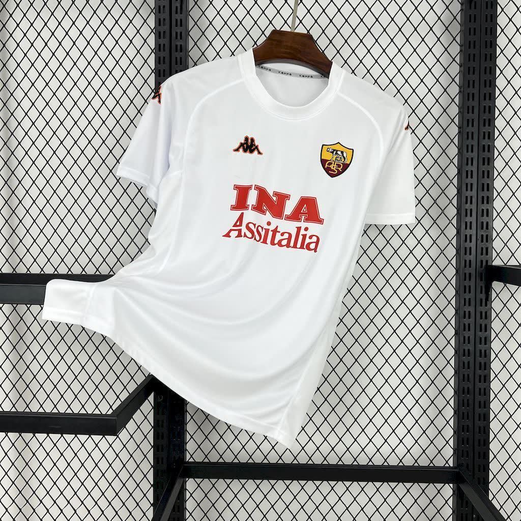Football Shirt AS Roma Away 00-01 Retro front