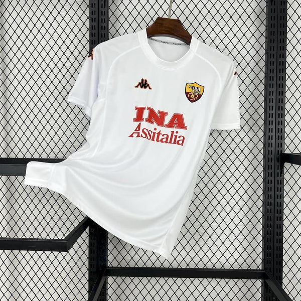 Football Shirt AS Roma Away 00-01 Retro front
