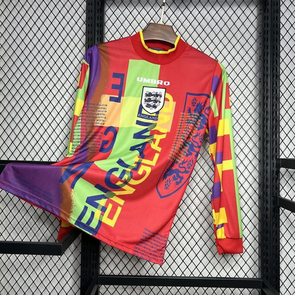 Football Shirt England Goalkeeper Retro 95-96 Long Sleeve front