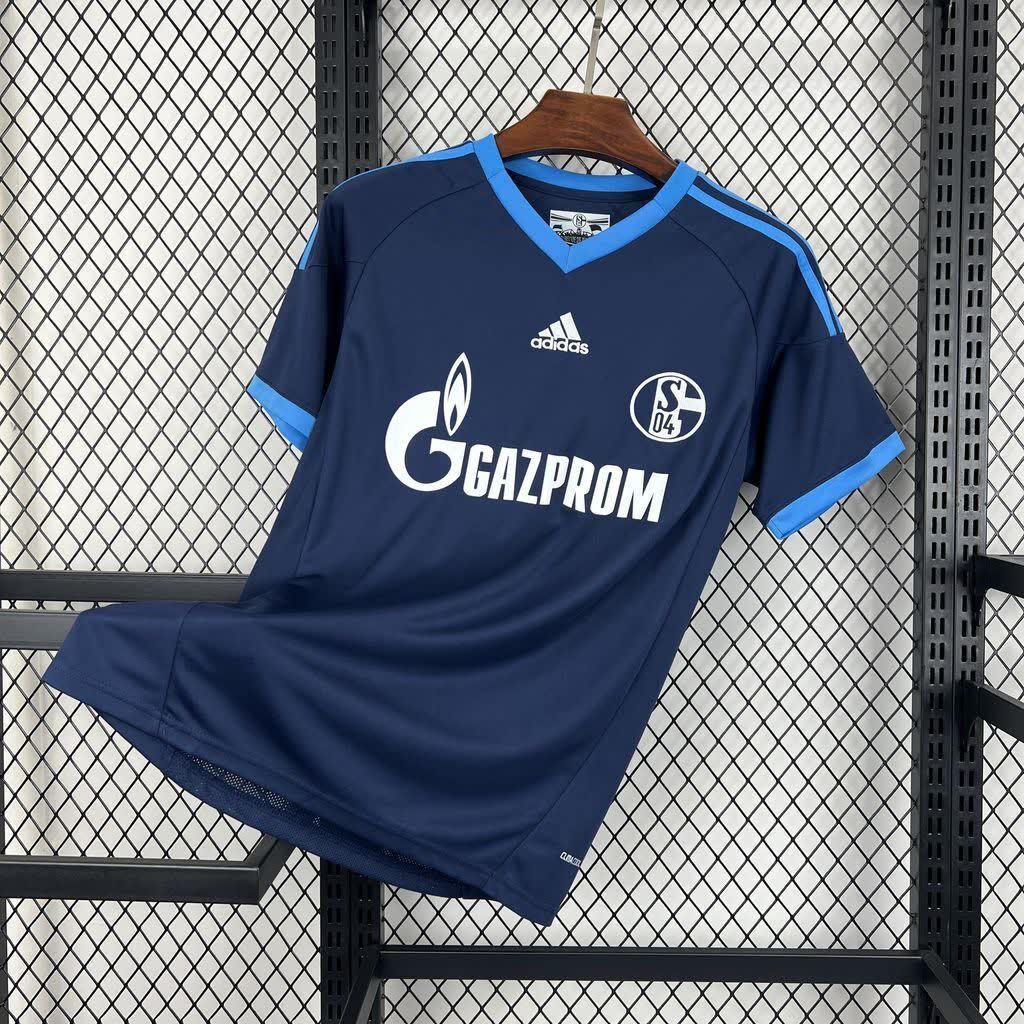 Football Shirt FC Schalke 04 Away 10-11 Retro front