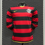 Football Shirt Flamengo Home Long Sleeve 08-09 Retro front