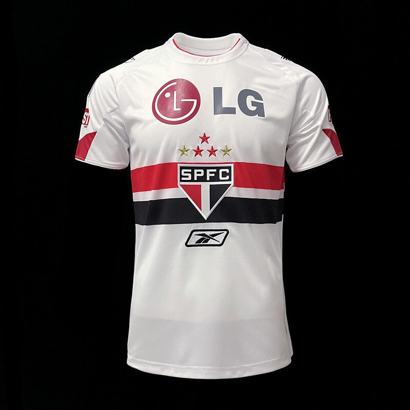 Football Shirt Sao Paulo CF Home 06-07 Retro front