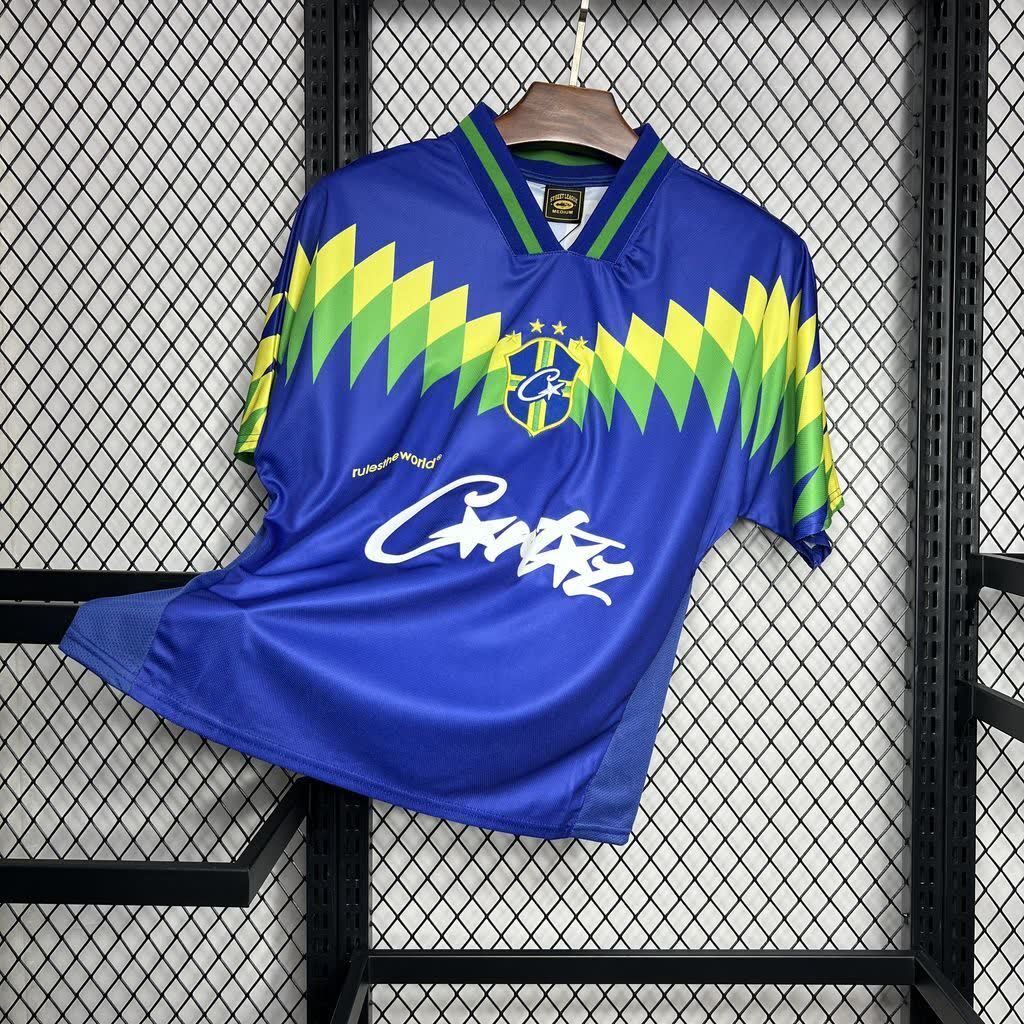 Football Shirt Brazil Away 95-96 Corteiz Retro front