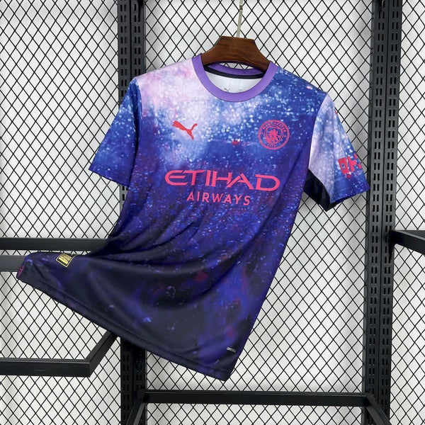 Football Shirt Manchester City Purple Concept 25-26 front