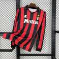 Football Shirt AC Milan Home 93-94 Long Sleeves Retro front