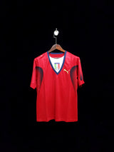 Football Shirt Italy Goalkeeper Red 2006 Retro front