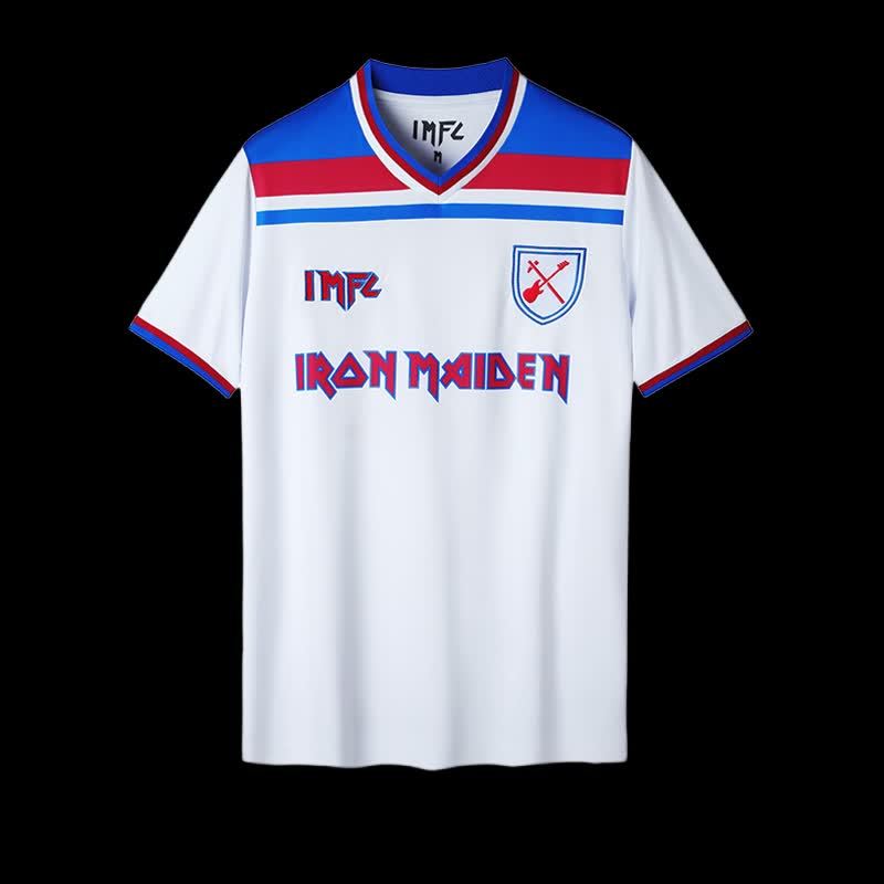 Football Shirt West Ham United Iron Maiden 25-26 whi front