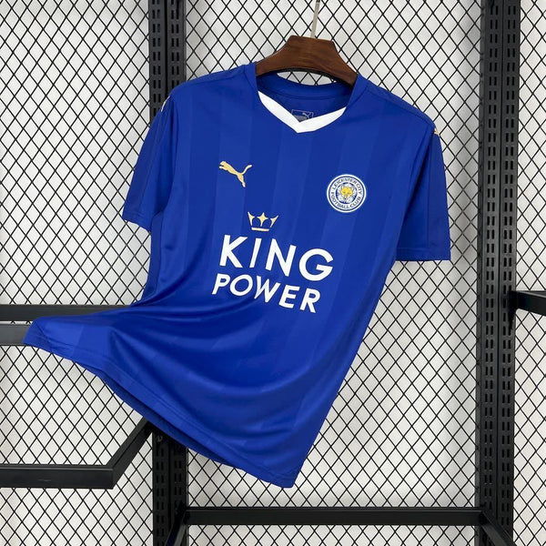 Football Shirt Leicester City Home 15-16 Retro front