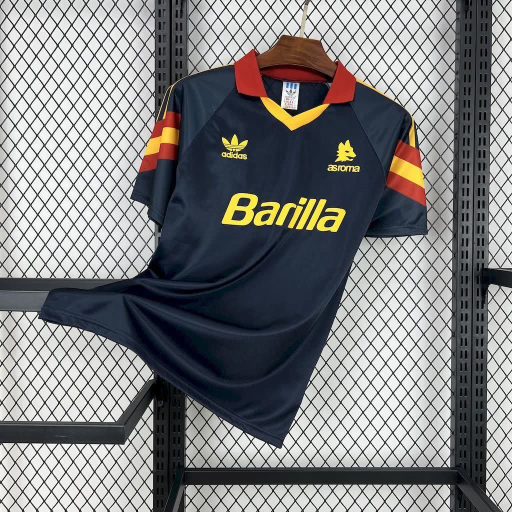 Football Shirt AS Roma Third 91-92 Retro front