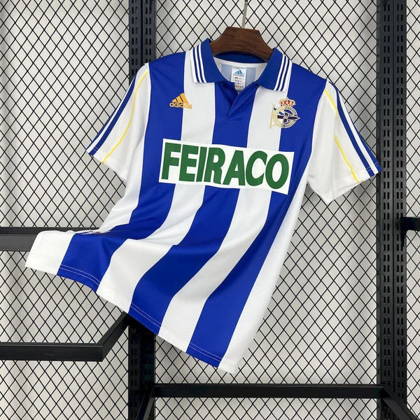 Football Shirt Deportivo de La Coruna Home 99-00 Retro front