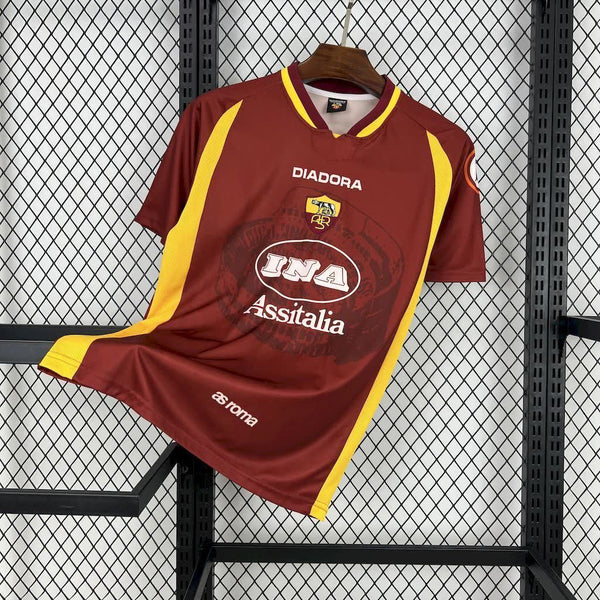 Football Shirt AS Roma Home 97-98 Retro front