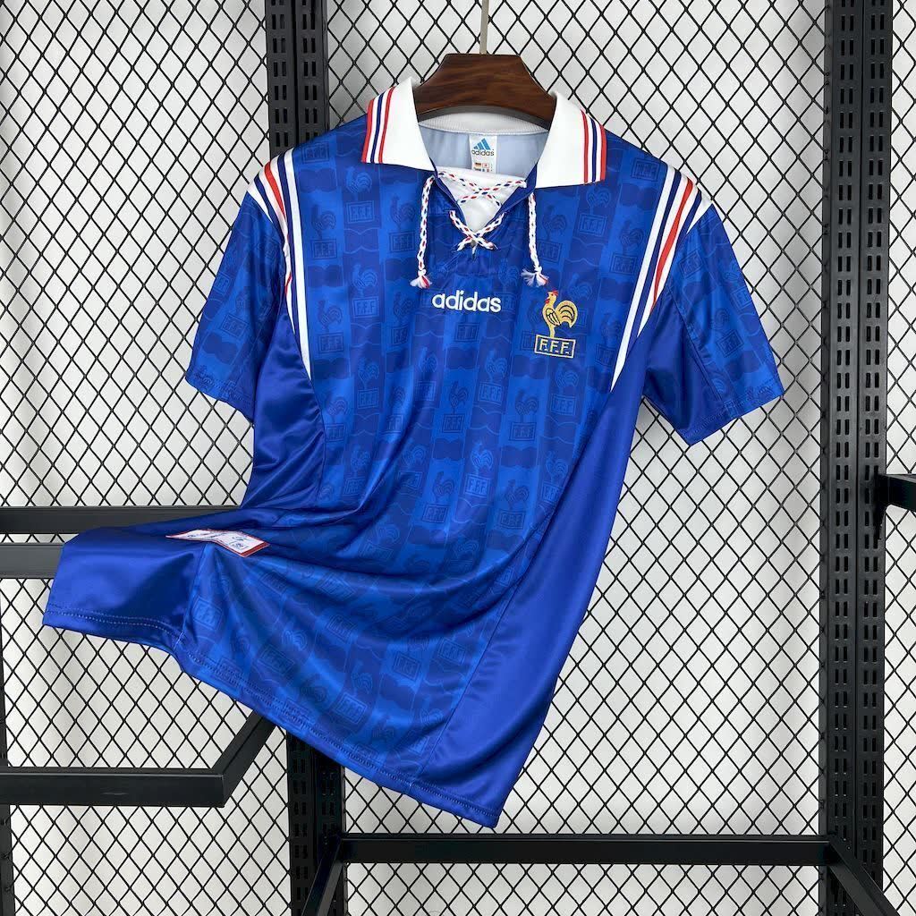 Football Shirt France Home 96-97 Retro front