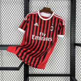 Football Shirt AC Milan Home 11-12 Retro front