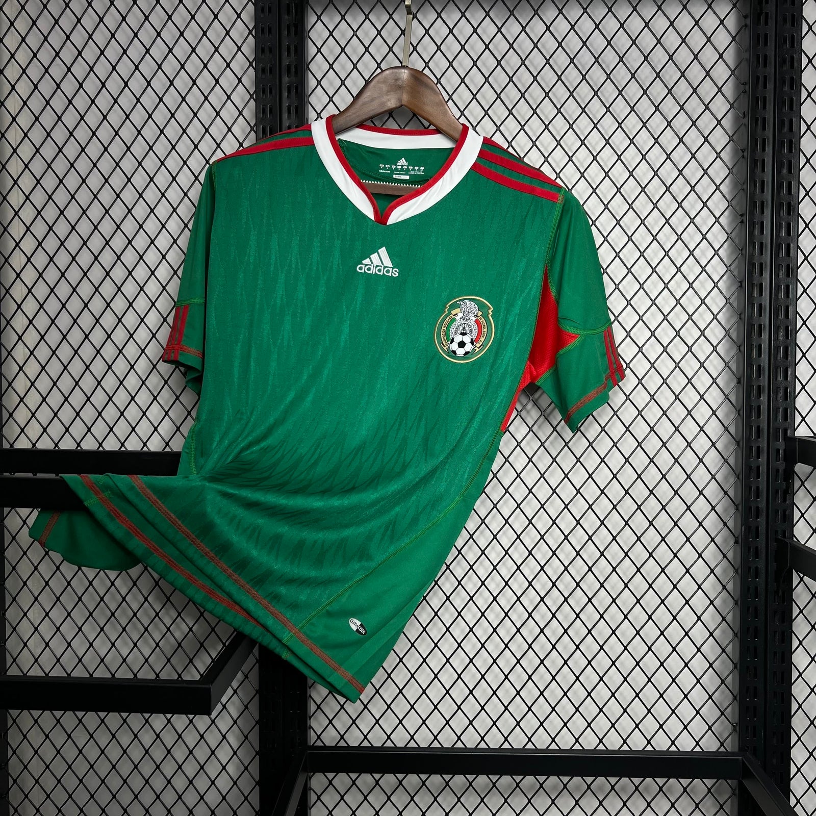 Football Shirt Mexico Home 2010 Retro front