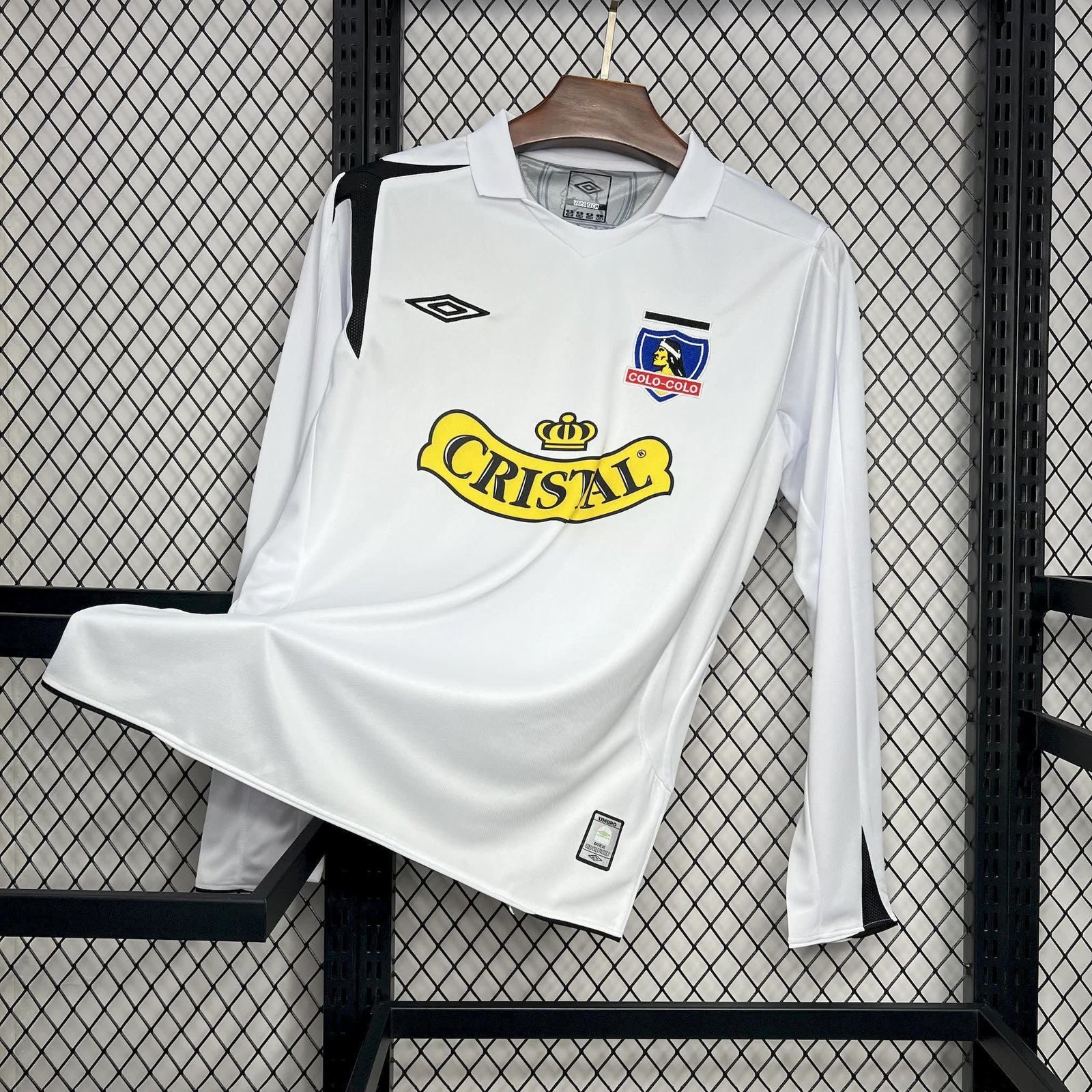 Football Shirt Colo Colo Home 06-07 Long Sleeve Retro front