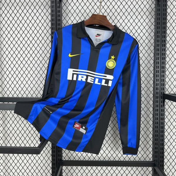 Football Shirt Inter Milan Home 98-99 Long Sleeves front