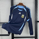 Football Shirt Argentina Away Long Sleeves 06-07 Retro front