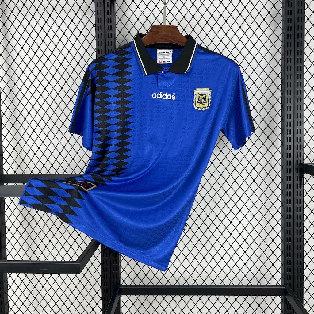 Football Shirt Argentina Away 1994 World Cup Retro front